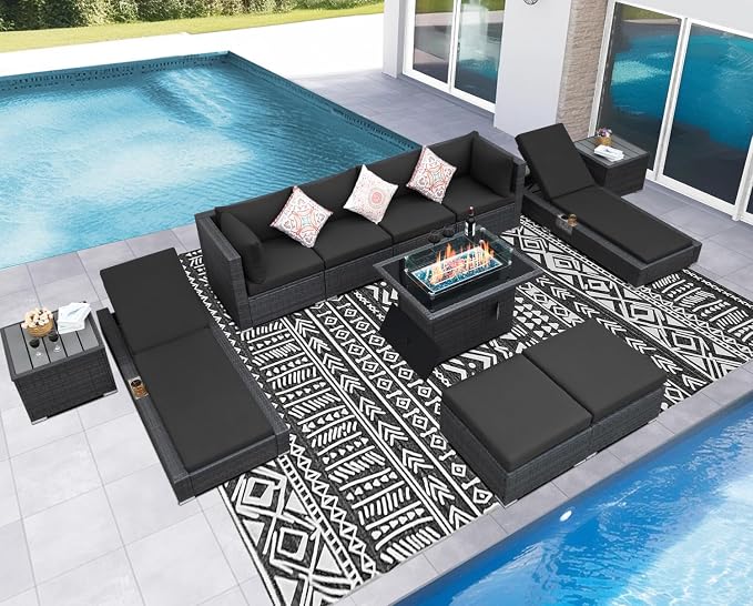 NICESOUL 11 Piece Sectional Outdoor Set - Image 3