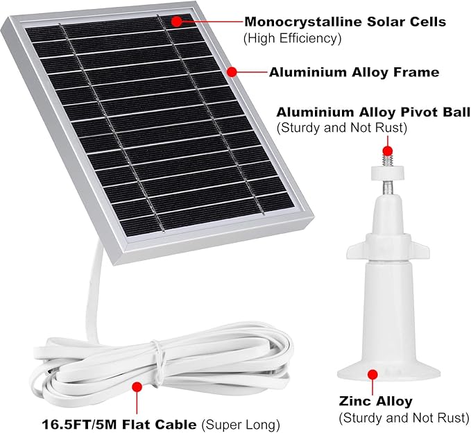 UYODM 3 Pack Solar Panel Charger Compatible - Image 5