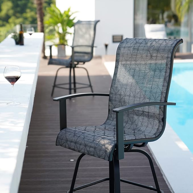 Grand patio Outdoor Swivel Bar Stools - Image 2