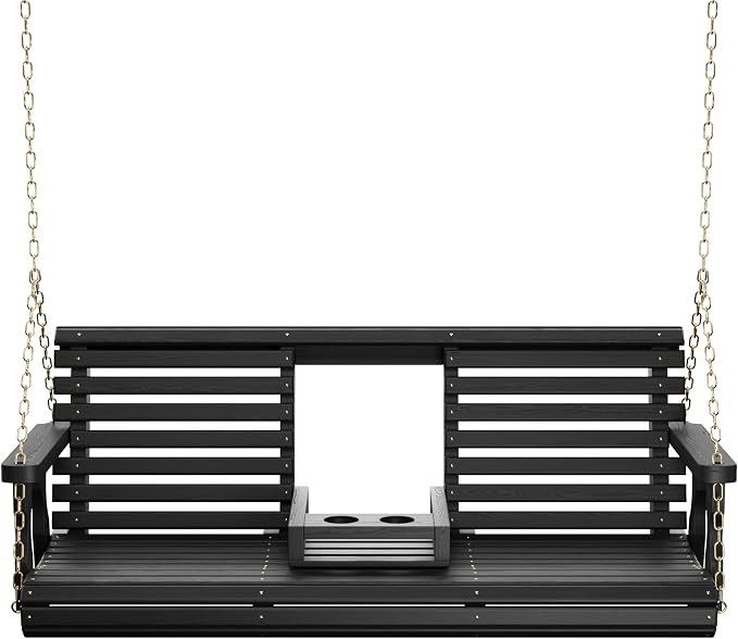 Porchgate Amish Heavy Duty Console Porch Swing - Image 2