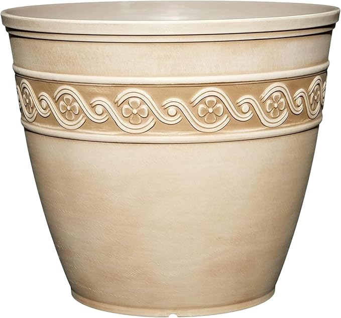 Classic Home and Garden Corinthian Resin Planter Pot by ClassicHomeandGarden