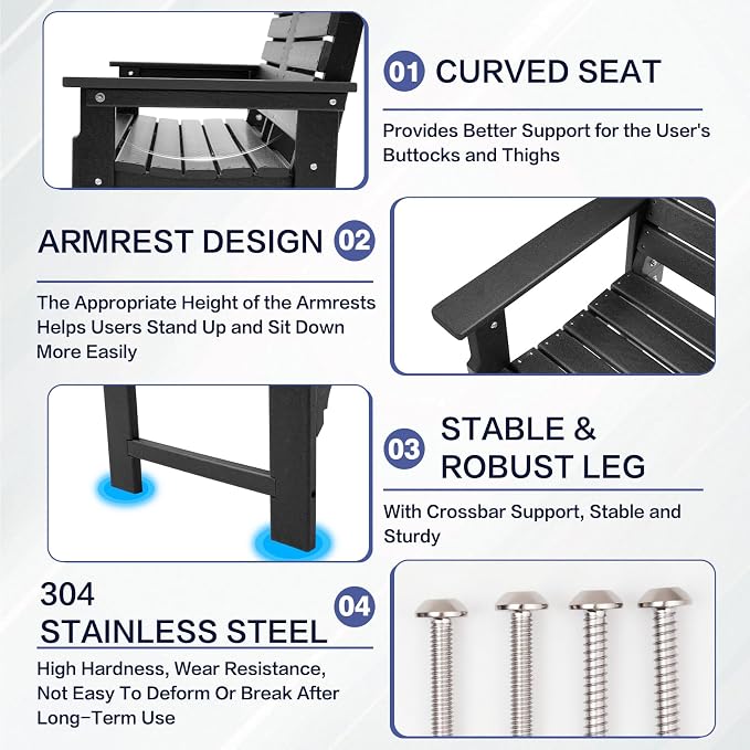 Outdoor Bench Weatherproof - Image 5