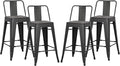 AC Pacific 24” Metal Barstool Set of 2 – Country Rustic Style by ACPacific