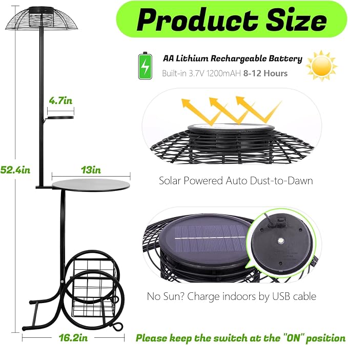 Solar Outdoor Coffee Table - Image 2