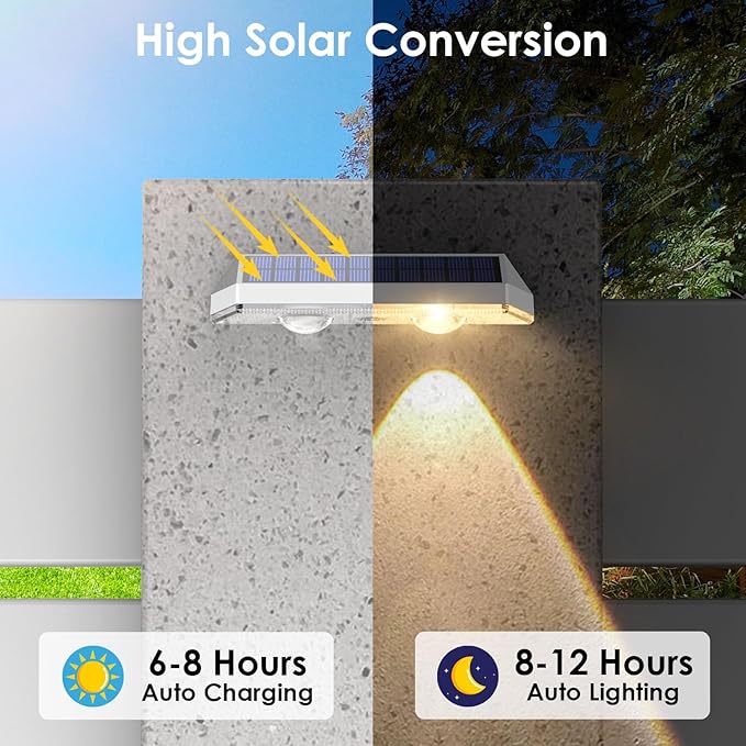 Solar Fence Lights Outdoor - Image 4