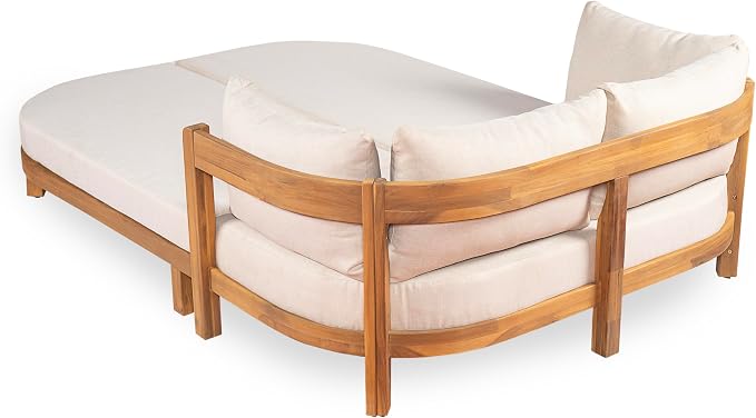 Christopher Knight Home Donovan Acacia Wood Outdoor Daybed - Image 15