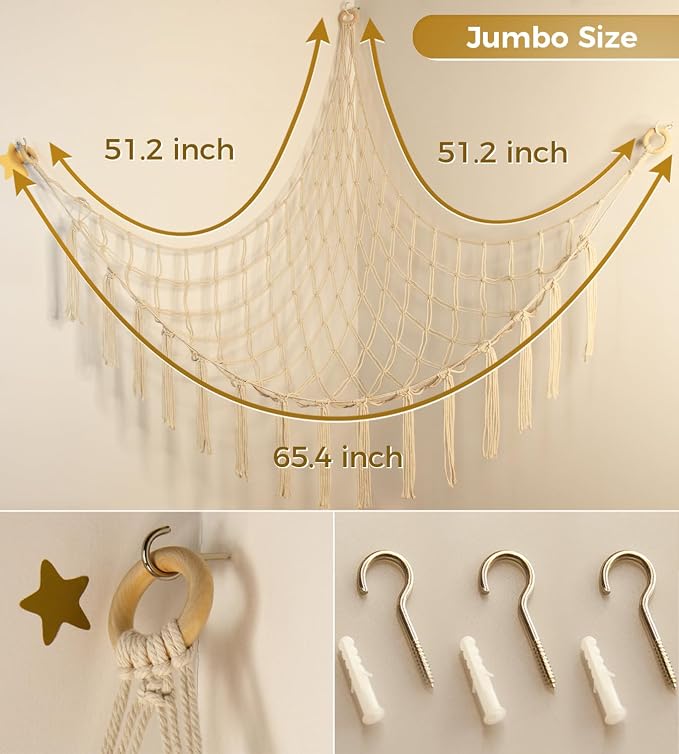 Stuffed Animal Storage Hammock Net - Image 5