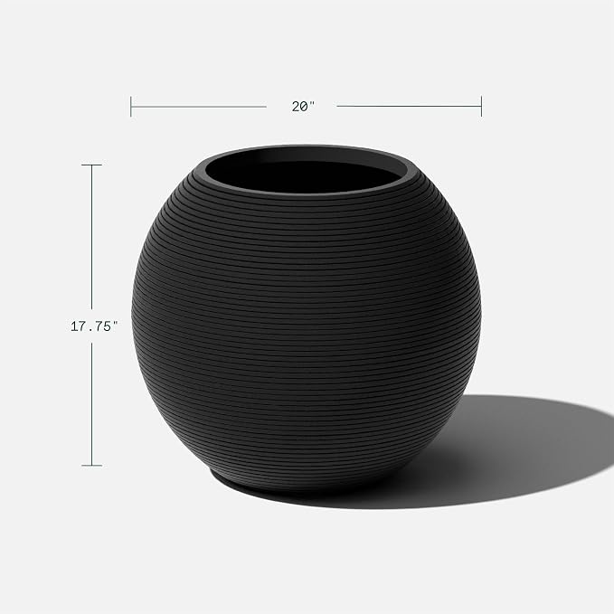 Veradek Strata Series Sphere Round Planter - Image 2
