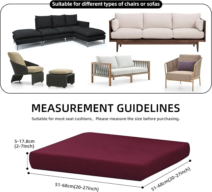 Outdoor Cushion Covers Set, Replacement - Image 2