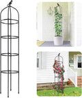 Idzo Plastic Obelisk Trellis for Climbing Plants Outdoor 5.8 Feet Tall by Idzo
