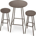 Best Choice Products 3-Piece Patio Dining Set, Bar Height, Outdoor Bistro Set by BestChoiceProducts