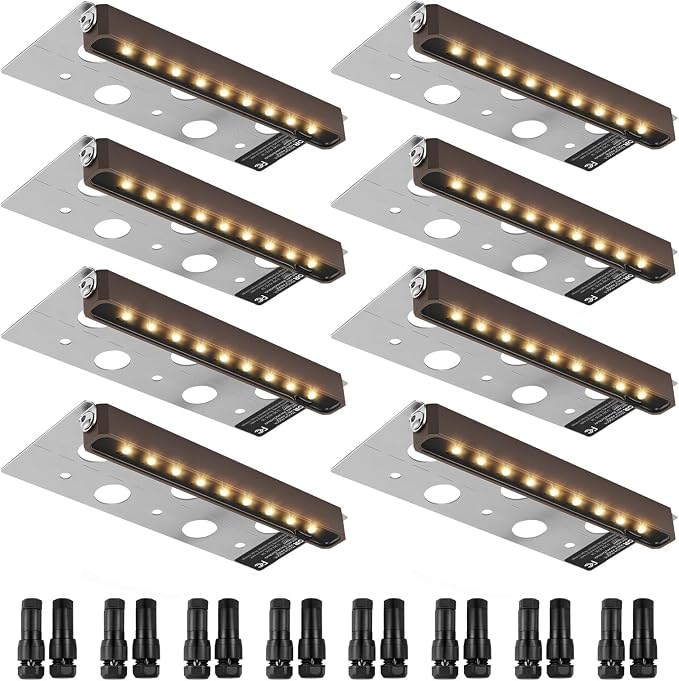VEVOR LED Hardscape Lighting, 6.8 Inch Retaining Wall Lights, 3W 12V-24V AC/DC by VEVOR