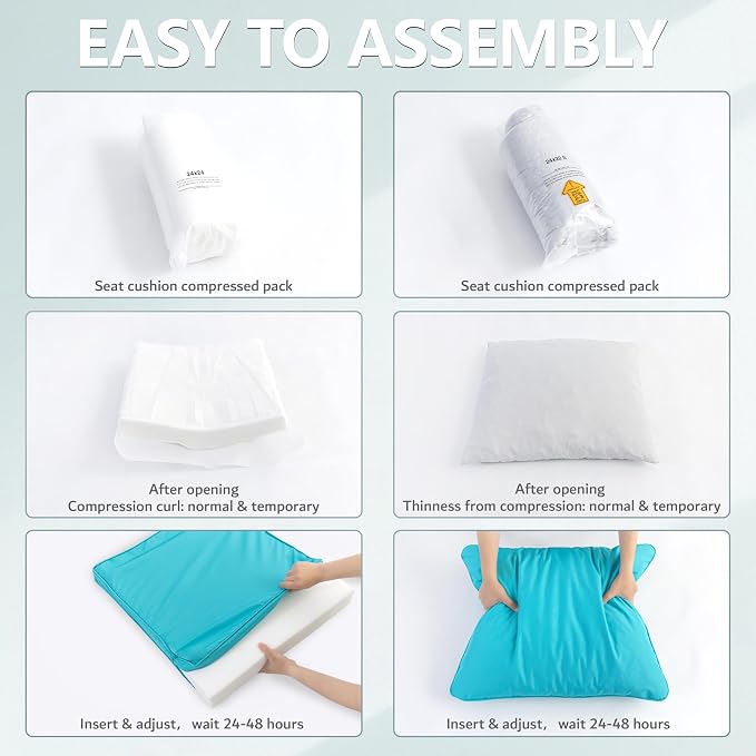 24x24 Inch Outdoor Chair Cushion - Image 8