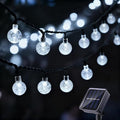 20 LED Crystal Globe Solar String Light Extra-Bright Outdoor Lights by Unknown