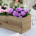 Efavormart 30"x6" Natural Wood Planter Box by efavormart