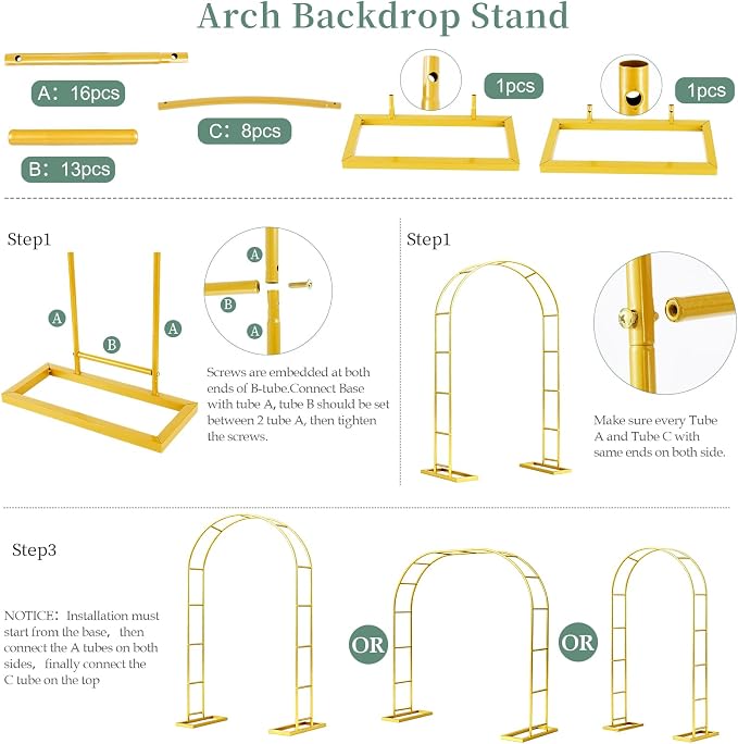 Wedding Arch 6.6FTx3.5FT, Garden trellis - Image 8