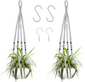 Augshy 2 Packs Macrame Hanging Planter, Indoor Hanging Planter Basket by Augshy