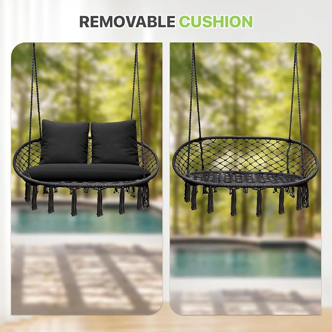 Magshion Double Hammock Swing Chair - Image 7