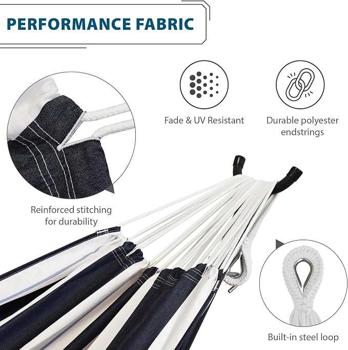 Vivere Double Sunbrella Hammock - Image 3