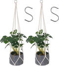 2 Pcs Hanging Planter Macrame Plant Hanger by Unknown