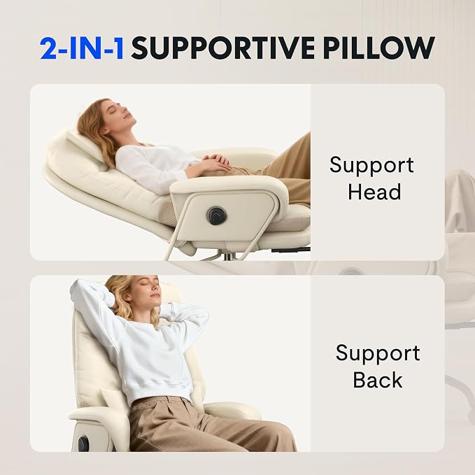 FLEXISPOT Luno 2-in-1 Chaise Lounge Chair Indoor - Image 8