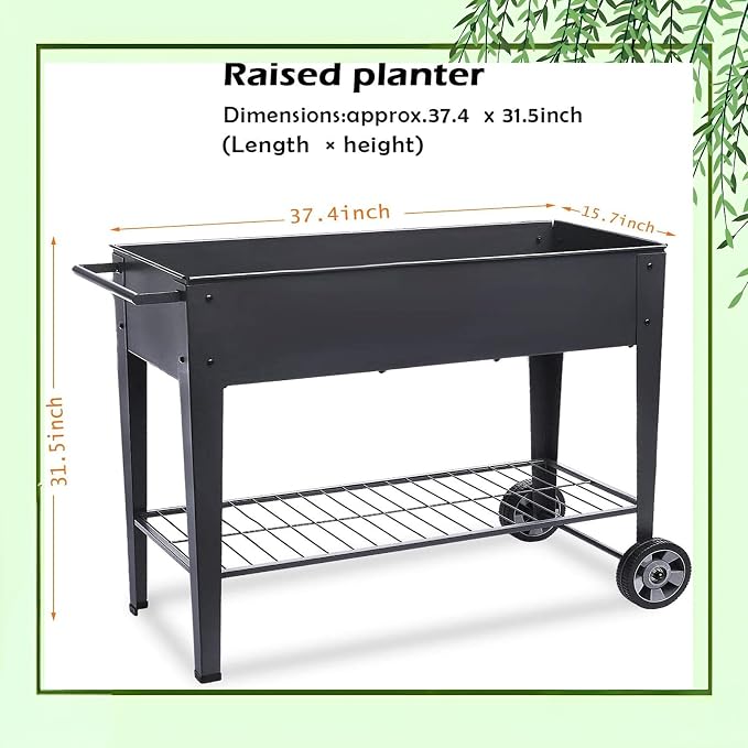 31.5" Tall Raised Garden Bed - Image 3