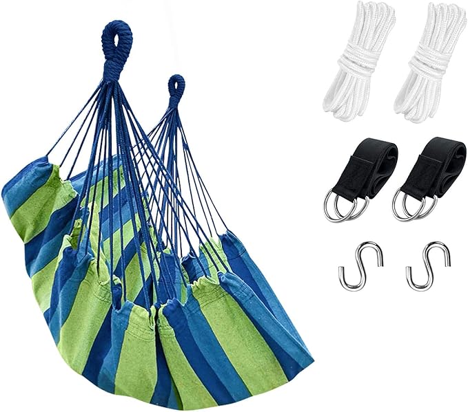 KPX Ourdoor Hanging Hammock Chair – Comfortable Tree Swing Chair Large Size by KPX