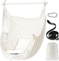 Chihee Hammock Chair 4.9ft x 3.9ft Max 500 Lbs Widen Hanging Swing 2 Cushions by Chihee