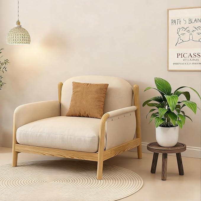 3 Pack Plant Stand Indoor Outdoor Mid-Century Modern Plant Stool Wooden Plant - Image 6