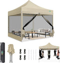 COBIZI 10x10 Canopy Tent, Heavy Duty Pop up Canopy by COBIZI
