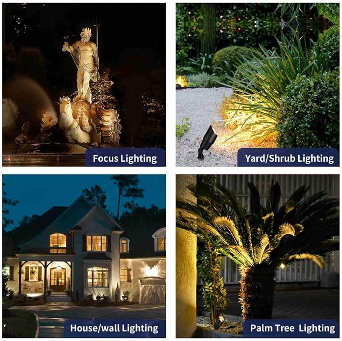 Gardenreet Black Brass Landscape Lighting Kit - Image 5
