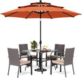 PHI VILLA 5 Pieces Outdoor Dining Set by PHIVILLAThepioneerofcomfortablehouseholdsupplies