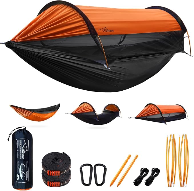 Camping Hammock Tent with Mosquito Net and Sunshade, Extra Large by TravelBird