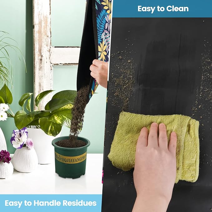 Extra Large Repotting Mat for Indoor Plants Transplanting and Dirt Control - Image 6