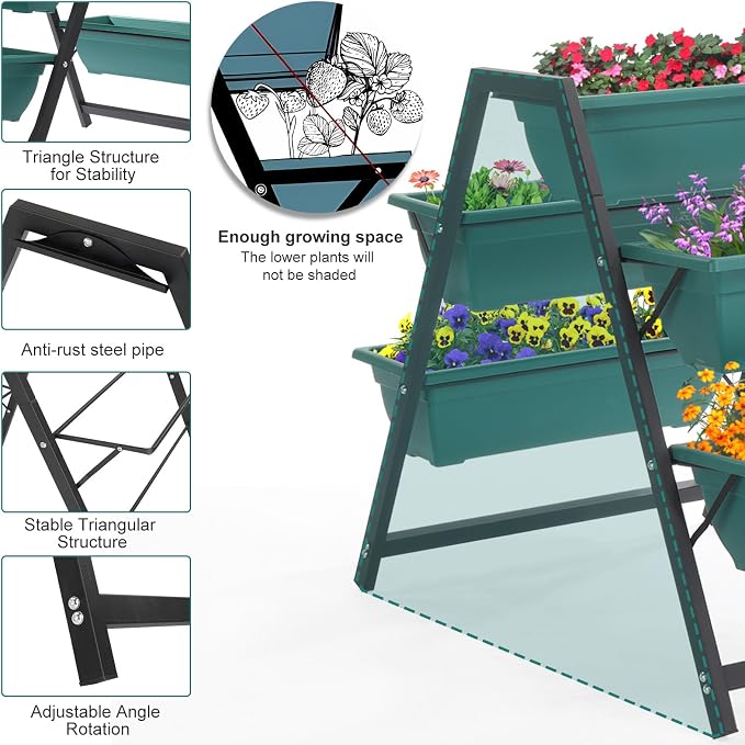 Vertical Garden Planter, Raised Garden Beds Outdoor - Image 2