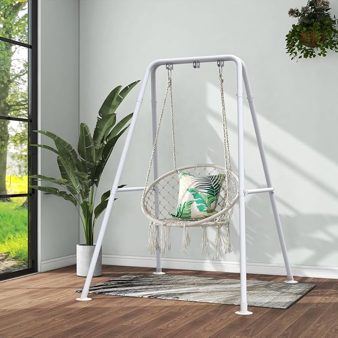 G TALECO GEAR Hammock Chair Stand, Heavy-Duty Steel 300LBS Multi-Use Hammock - Image 3