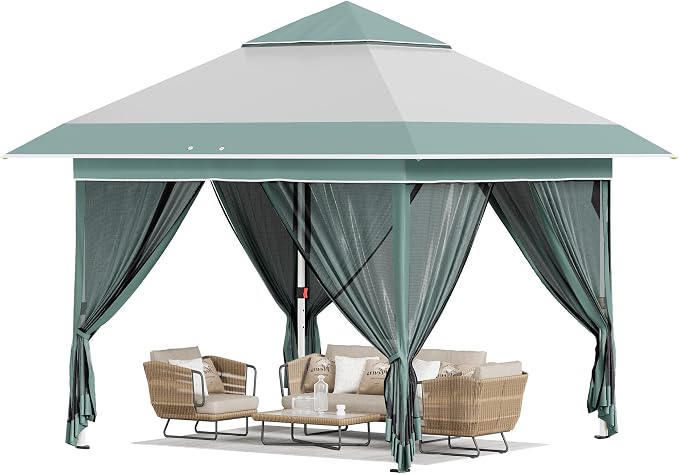 Devoko 12x12 Pop Up Gazebo Canopy Tent by DEVOKO