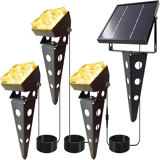 Solar Spotlights Outdoor Waterproof IP65 Landscape Spot Lights by Sunlife