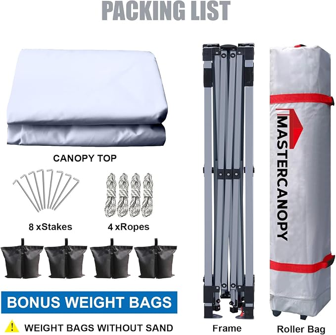 MASTERCANOPY Durable Pop-up Canopy Tent - Image 5