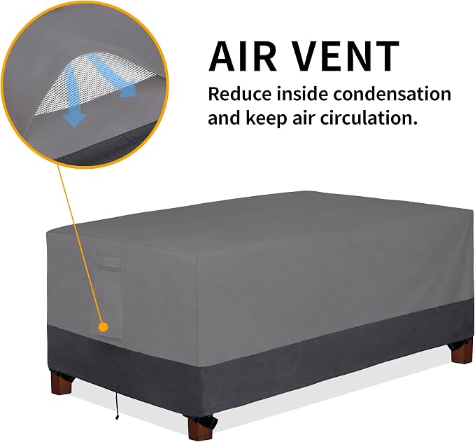 Easy-Going 600D Heavy Duty Rectangular Table Cover UV Resistant and Waterproof - Image 5