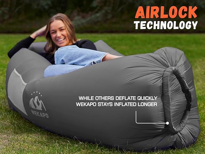 WEKAPO Inflatable Couch Air Lounger Chair - Image 5