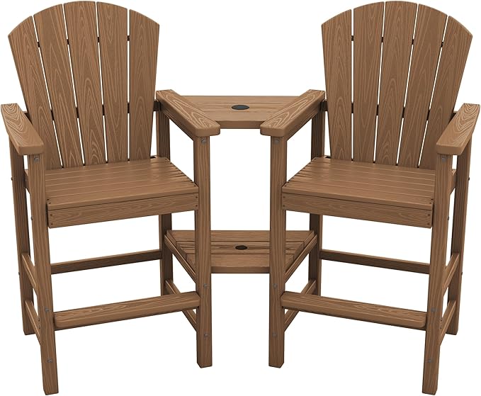 SERWALL Tall Adirondack Chairs Set of 2 by SERWALL