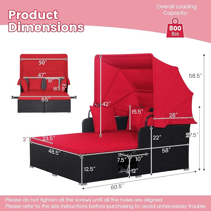 LDAILY Moccha Outdoor Daybed - Image 9