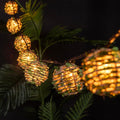 Decorative Lantern String Lights, Outdoor Plug in Hanging Lights by TWINKVILLA