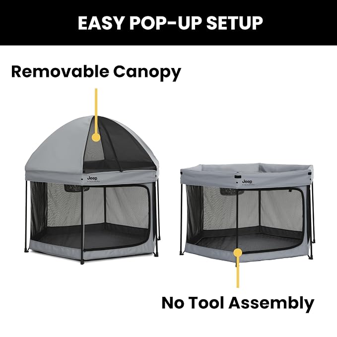Jeep Hexagon Pop Up Play Yard - Image 4