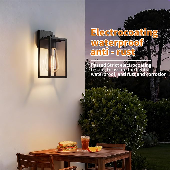 13'' Outdoor Lighting Fixtures Wall Mount, Exterior Front Porch Lights - Image 3