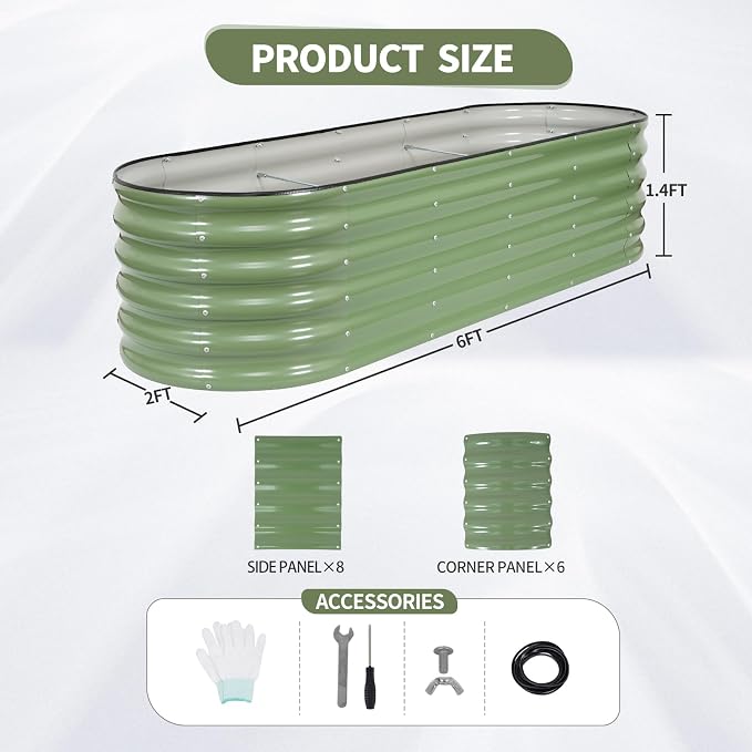 Galvanized Raised Garden Bed - Image 6