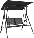 Porch Swing with Adjustable Canopy by Garvee