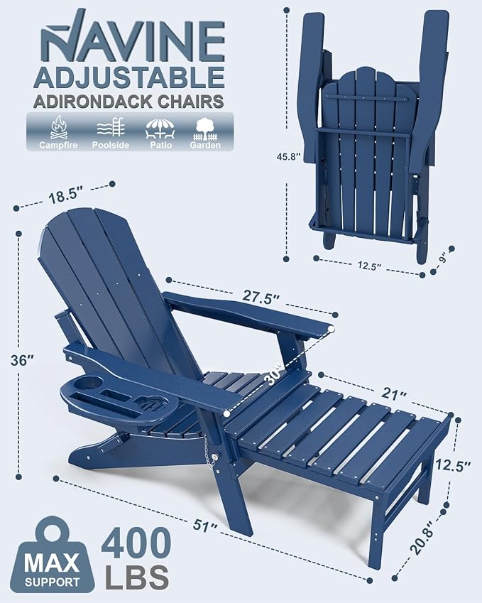 Adjustable Adirondack Chair - Image 3