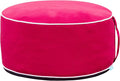 QILLOWAY Indoor/Outdoor Inflatable Stool, Round Ottoman, All Weather Foot Rest by QILLOWAY